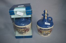 Two 750ml Denaters of Lambs Navy Rum - HMS Warrior