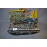 Japanese Battery Operated Tinplate Giant M75 Tank with Box