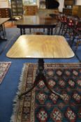 Victorian Mahogany Square Topped Fold Over Table