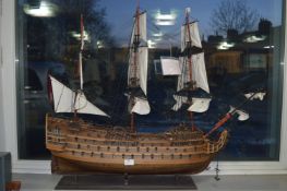 Large Scale Model Galleon - Royal Louis