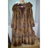 Ladies Long Length Fur Coat