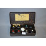 Cased Set Banda Carpet Bowls