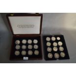 Cased Commemorative Coin Set - H.M Queen Elizabeth and Queen Mother