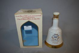 Wade Bells Whiskey Decanter - Prince William of Wales 1982