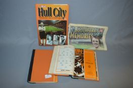 Hull City Football Programmes 1968-1970, Hull City Book, etc.