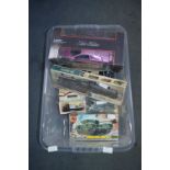 Box Containing Boxed Days Gone, Lledo, Corgi and Maisto Diecast Vehicles, Airfix Model Tank, etc.