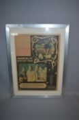 Framed Record Mirror Front Page Cover - Beatles Magical Mystery Tour