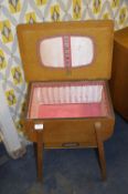 Veneered Oak Sewing Work Box