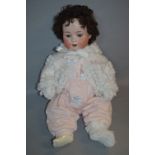 German Heubach Koppelsdorf Porcelain Headed Doll