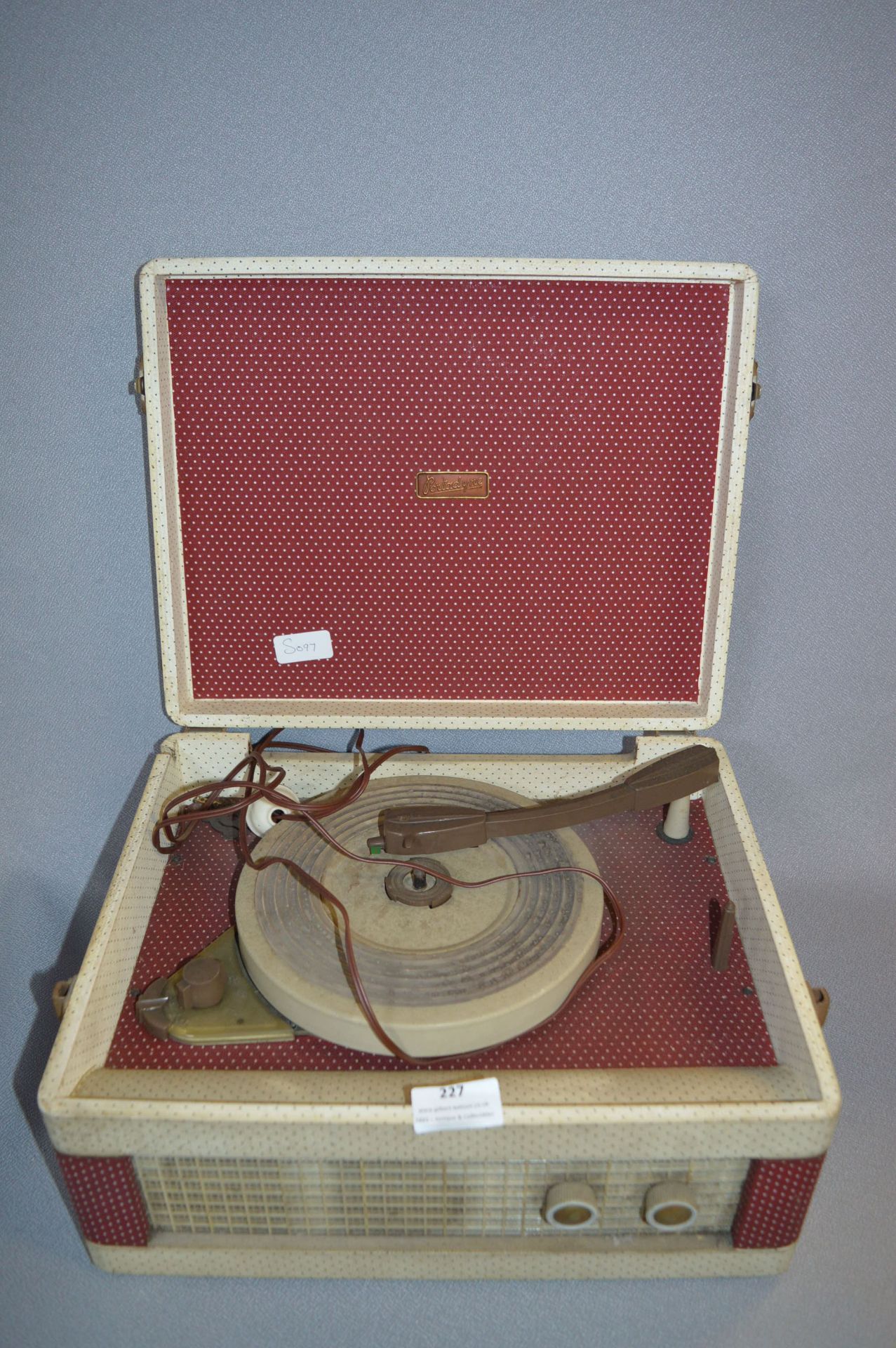 Portadyne Portable Record Player