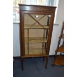 Edwardian Mahogany Inlaid Display Cabinet