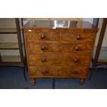 Victorian Mahogany Two Over Three Chest of Drawers