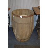 Metal Bound Oak Barrel