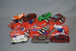 Seven Boxed Corgi Diecast Model Vehicles