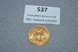 George V 1913 Gold Sovereign