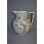 Adderleys Pottery Jug with Bird & Floral Decoration