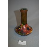 Moorcroft Brown Base Decorative Vase 15cm Tall