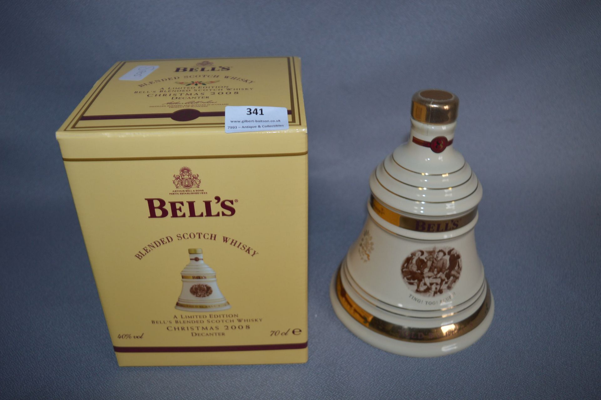 Wade Bells Scotch Whiskey Decanter - Christmas 2008
