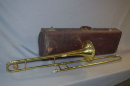 Lafayette Couesnon Paris Brass Trombone with Travel Case