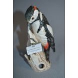 Goebel West German Pottery Figurine - Woodpecker