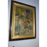 Framed Victorian Pears Print by W.S. Coleman