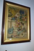 Framed Victorian Pears Print by W.S. Coleman
