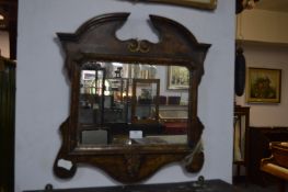 Mid 19th Century Walnut Framed Wall Mirror