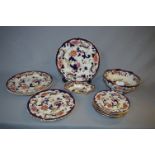 Masons Mandalay Dinnerware, Fruit Bowl and Dish