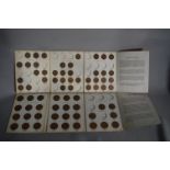 Great British Half Pennies 1915-1967 and Pennies 1926-1967 in Collectors Folders