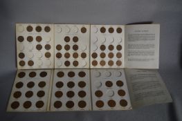 Great British Half Pennies 1915-1967 and Pennies 1926-1967 in Collectors Folders