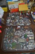Large Quantity of Britains Lead Farm Animals, Figures, Accessories and Hunting Set