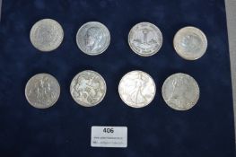 Small Collection of British Crowns and Chinese Silver Coinage