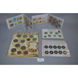 Old Chinese Coins, Singapore & Malaysia Stamp & Coin Set