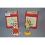 Two Royal Doulton Bunnykins Figurines - Judge Bunny and Tourist