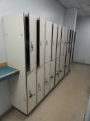 *Bank of 20 Marathon Coin Operated Lockers