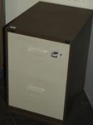 *Two Drawer Foolscap Filing Cabinet (Coffee & Crea