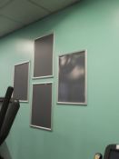 *Seven Aluminium Clip Frames (As Fitted Throughout Gymnasium)