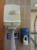 *Soap Dispenser and a Blue Roll Dispenser