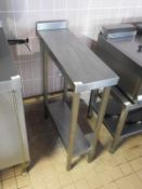 *Stainless Steel Infill Unit with Shelf 75cm x 25c