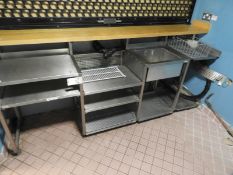*Stainless Steel Back of Bar Unit