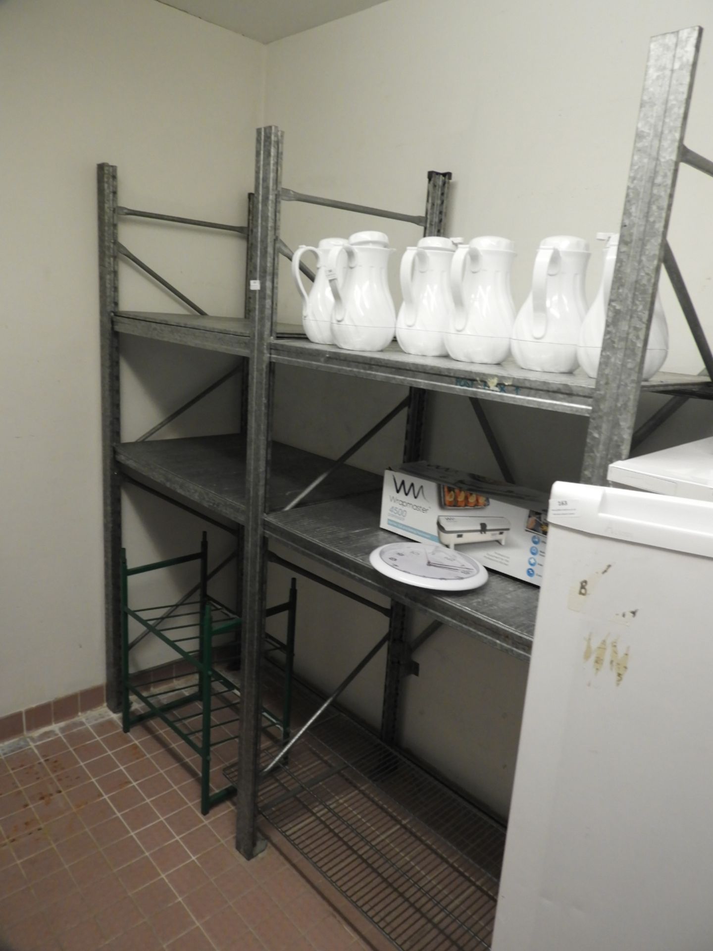 *Two Bays of Galvanised Storage Shelving