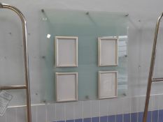 *Perspex Panel Mounted with Four Aluminium Clip Fr