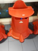 *Kiddikone Highchair with Red Table