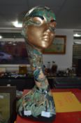 Decorative Painted Mannequin Head