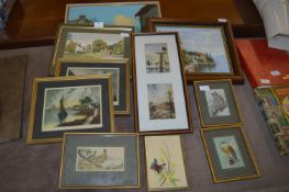 Quantity of Small Framed Prints Including Jane Pei