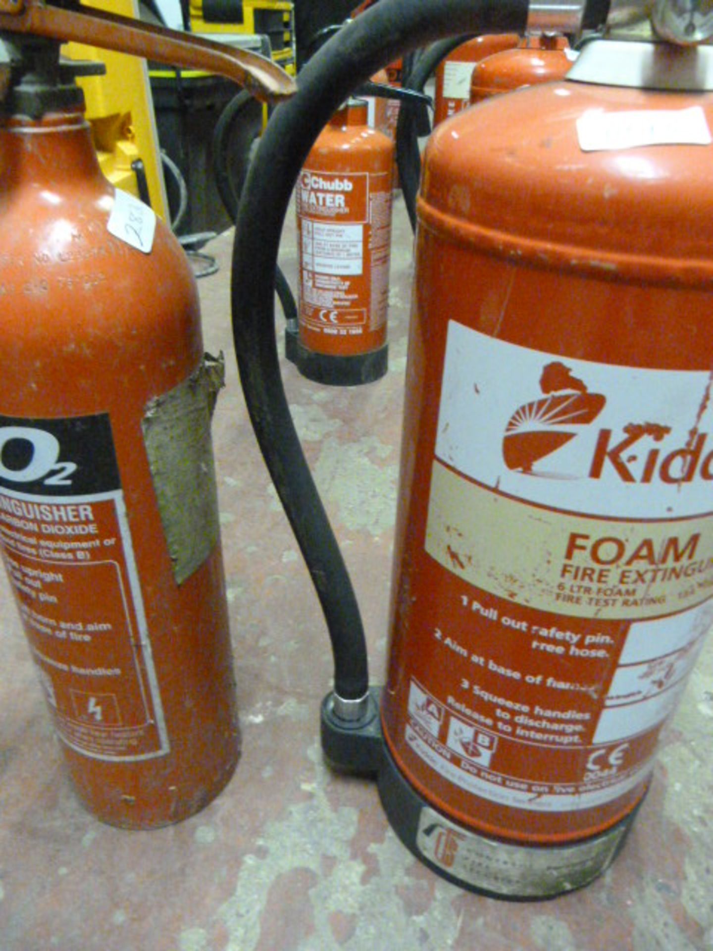 6L Foam and CO2 Fire Extinguishers