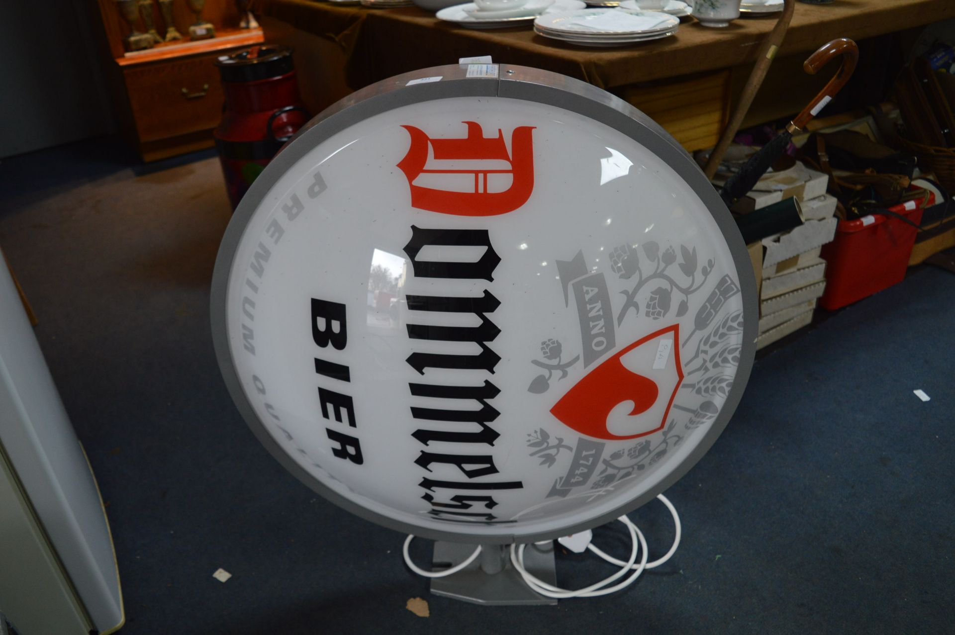 Large Illuminated Brewery Advertising Sign - Domme