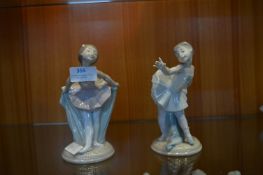 Two Nao Lladro Figurine - Ballet Dancers