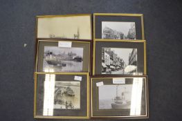 Six Local History Photo Prints - Princess Dock, Th