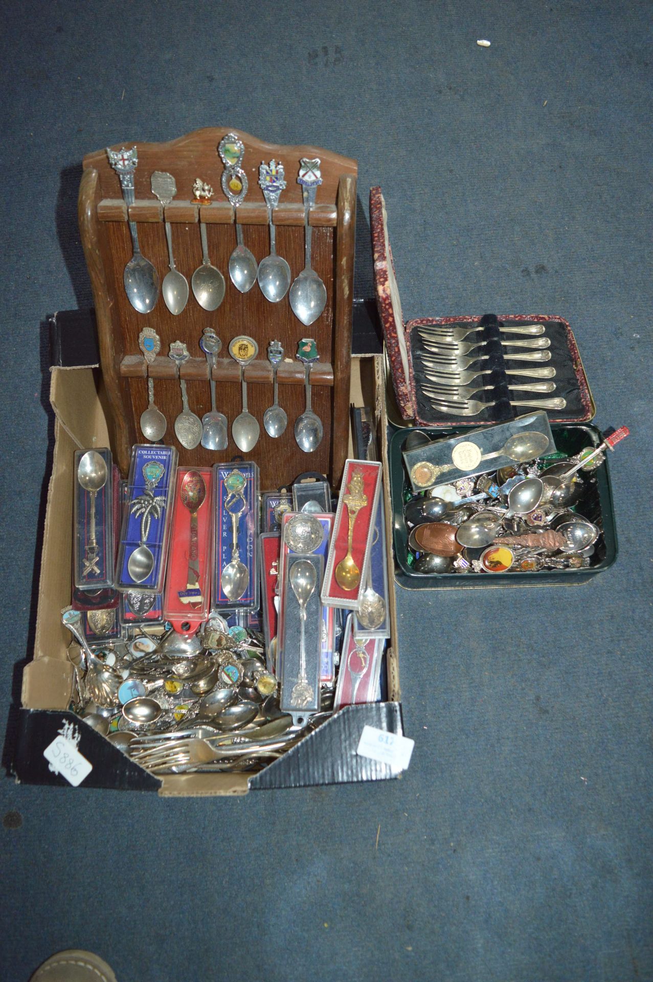 Large Quantity of Collectors Spoons